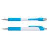 Light Blue White Barrel Byron Pens